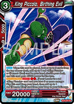 King Piccolo, Birthing Evil BT25-022 card