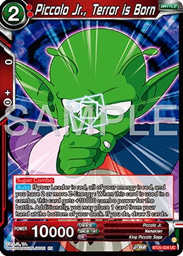Piccolo Jr., Terror is Born BT25-024 card