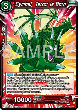Cymbal, Terror is Born BT25-026 card