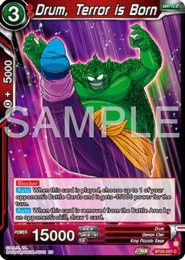 Drum, Terror is Born BT25-027 card