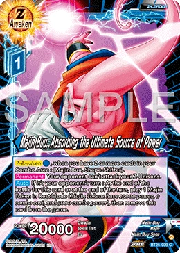 Majin Buu, Absorbing the Ultimate Source of Power BT25-039 card