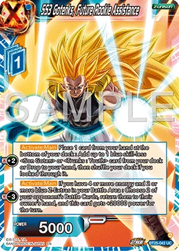 SS3 Gotenks, Future Rookie Assistance BT25-042 card