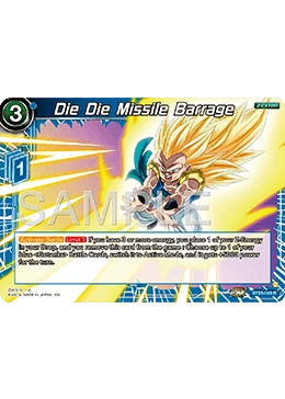 Die Die Missile Barrage BT25-049 card