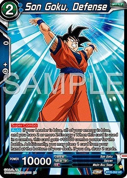 Son Goku, Defense BT25-052 card