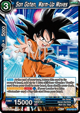 Son Goten, Warm-Up Moves BT25-054 Dragon Ball Masters card