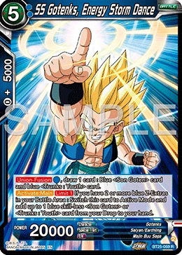 SS Gotenks, Energy Storm Dance BT25-059 Dragon Ball Masters card