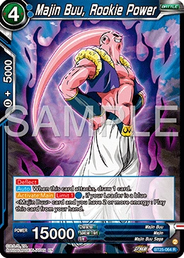 Majin Buu, Rookie Power BT25-064 card