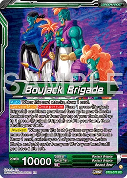 Boujack Brigade BT25-071 Dragon Ball Masters card