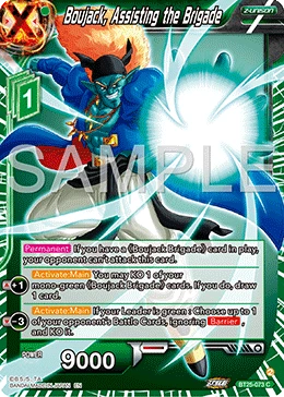 Boujack, Assisting the Brigade BT25-073 card