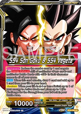 SS4 Son Goku & SS4 Vegeta BT25-098 card