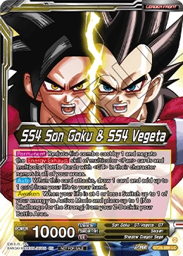 SS4 Son Goku & SS4 Vegeta BT25-098_PR02 card