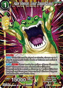 Haze Shenron, Great Dragon Quake BT25-102_PR card