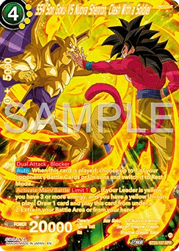 SS4 Son Goku VS Nuova Shenron, Clash With a Soldier BT25-107_SPR card