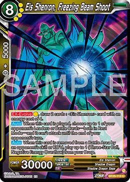 Eis Shenron, Freezing Beam Shoot BT25-113 card