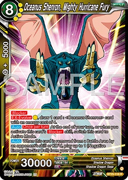 Oceanus Shenron, Mighty Hurricane Fury BT25-116 card
