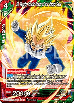 SS Vegeta, Innate Power of the Warrior Race BT25-127_PR card