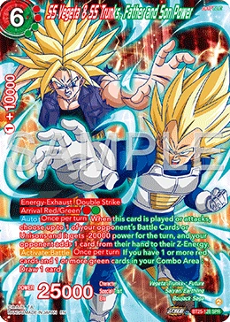 SS Vegeta & SS Trunks, Father and Son Power BT25-128_SPR