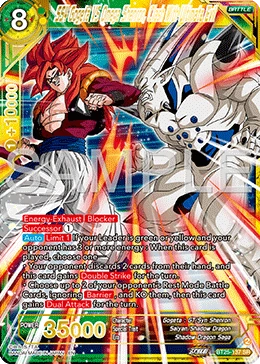 SS4 Gogeta VS Omega Shenron, Clash With Ultimate Evil BT25-137 card