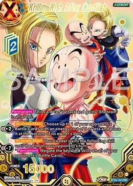 Krillin, Wish After Conflict BT25-140 card