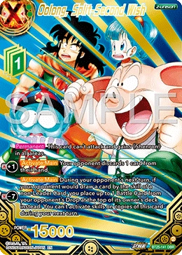 Oolong, Split-Second Wish BT25-141 card