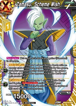 Zamasu, Scheme Wish BT25-142_PR card