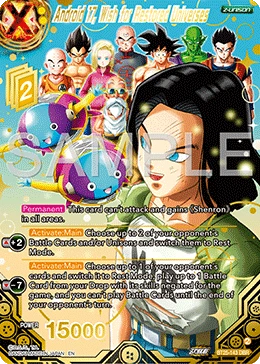 Android 17, Wish for Restored Universes BT25-143 card