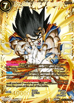 Son Goku, Apex of the Origin BT25-148_PR card
