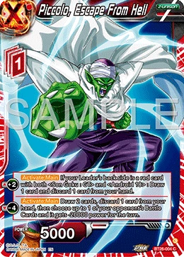 Piccolo, Escape From Hell BT26-004 card