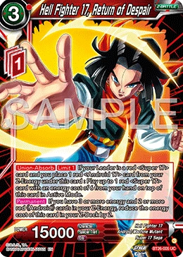 Android 17, Return of Despair BT26-005 card