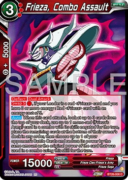Frieza, Combo Assault BT26-008 card