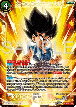 Son Goku, Deadly Combat Settled BT26-013 card