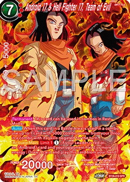 Android 17 & Hell Fighter 17, Team of Evil BT26-019_SPR
