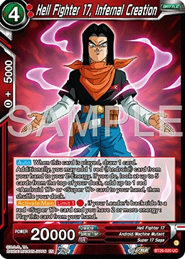 Hell Fighter 17, Infernal Creation BT26-020 card