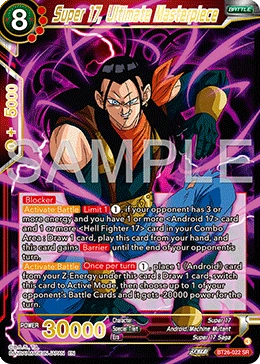 Super 17, Ultimate Masterpiece BT26-022 card