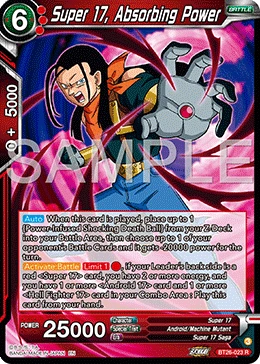 Super 17, Absorbing Power BT26-023 card