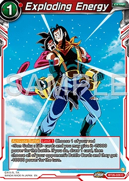 Exploding Energy BT26-028 Dragon Ball Masters card