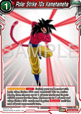 Polar Strike 10x Kamehameha BT26-029 card