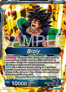 Broly BT26-032 card