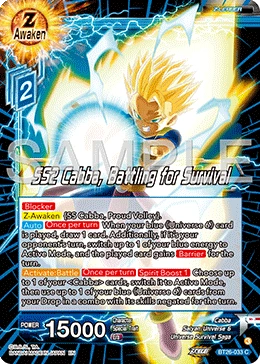 SS2 Cabba, Battling for Survival BT26-033 card