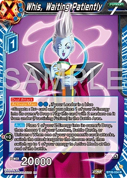 Whis, Waiting Patiently BT26-034 card