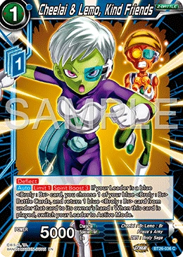 Cheelai & Lemo, Kind Friends BT26-036 card