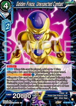 Golden Frieza, Unexpected Combat BT26-037 card