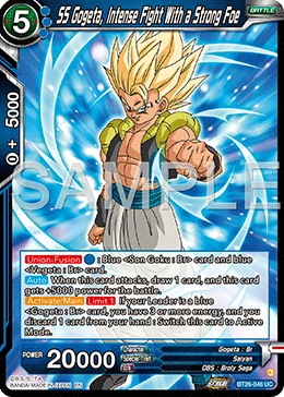 SS Gogeta, Intense Fight With a Strong Foe BT26-046 card