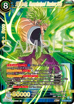 SS Broly, Unrestrained Destruction BT26-049 card