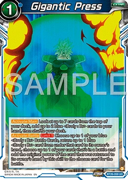 Gigantic Press BT26-059 Dragon Ball Masters card