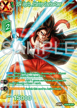 SS4 Vegito, Attaining Greater Power BT26-064_SPR card
