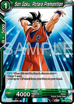 Son Goku, Potara Premonition BT26-070 card