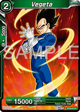 Vegeta BT26-073 card
