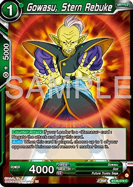 Gowasu, Stern Rebuke BT26-078 card