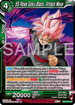 SS Rosé Goku Black, Attack Wave BT26-079 card